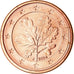 ALEMANHA - REPÚBLICA FEDERAL, Euro Cent, 2004, MS(63), Aço Cromado a Cobre