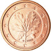 République fédérale allemande, Euro Cent, 2005, SPL, Copper Plated Steel