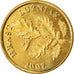 Moneda, Croacia, 5 Lipa, 2007, EBC, Latón chapado en acero, KM:5