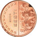 Estland, Euro Cent, 2004, unofficial private coin, UNC-, Copper Plated Steel