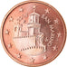 San Marino, 5 Euro Cent, 2002, Rome, MS(65-70), Miedź platerowana stalą