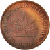 Munten, Federale Duitse Republiek, Pfennig, 1970, Stuttgart, ZF, Copper Plated