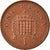 Coin, Great Britain, Elizabeth II, Penny, 2002, AU(55-58), Copper Plated Steel