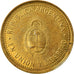 Monnaie, Argentine, 10 Centavos, 2008, TTB, Brass plated steel, KM:107a