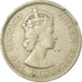 Münze, Mauritius, Elizabeth II, Rupee, 1956, S+, Copper-nickel, KM:35.1