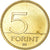 Monnaie, Hongrie, 5 Forint, 2001, Budapest, TTB+, Nickel-brass, KM:694