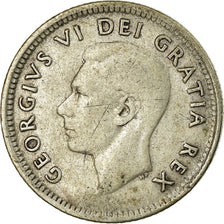 Coin, Canada, George VI, 10 Cents, 1952, Royal Canadian Mint, Ottawa, VF(30-35)