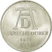 Münze, Bundesrepublik Deutschland, 5 Mark, 1971, Munich, Germany, VZ+, Silber