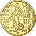 France, 20 Euro Cent, 2009, BE, MS(65-70), Brass, KM:1411