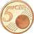 França, 5 Euro Cent, 2011, BE, MS(65-70), Aço Cromado a Cobre, KM:1284