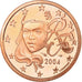 Francia, 5 Euro Cent, 2004, BE, FDC, Cobre chapado en acero, KM:1284