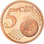 França, 5 Euro Cent, 2004, BE, MS(65-70), Aço Cromado a Cobre, KM:1284