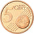 Cypr, 5 Euro Cent, 2009, MS(63), Miedź platerowana stalą, KM:80