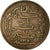 Moeda, Tunísia, Muhammad al-Nasir Bey, 10 Centimes, 1908, Paris, EF(40-45)