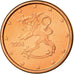 Finland, Euro Cent, 2004, PR, Copper Plated Steel, KM:98