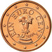 Austria, Euro Cent, 2004, MS(63), Copper Plated Steel, KM:3082