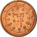 Portugal, 2 Euro Cent, 2002, EBC, Cobre chapado en acero, KM:741