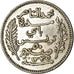 Coin, Tunisia, Muhammad al-Nasir Bey, 50 Centimes, 1917, Paris, AU(55-58)