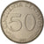 Moneda, Bolivia, 50 Centavos, 1965, MBC, Níquel recubierto de acero, KM:190