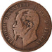 Munten, Italië, Vittorio Emanuele II, 10 Centesimi, 1866, Milan, FR, Koper