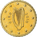 IRELAND REPUBLIC, 10 Euro Cent, 2010, BU, FDC, Laiton, KM:47