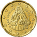 San Marino, 20 Euro Cent, 2005, VZ, Messing, KM:444