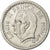 Moneda, Mónaco, 2 Francs, Undated (1943), MBC, Aluminio, Gadoury:MC 133