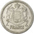 Moneda, Mónaco, 2 Francs, Undated (1943), MBC, Aluminio, Gadoury:MC 133