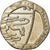 Moeda, Grã-Bretanha, Elizabeth II, 20 Pence, 2012, EF(40-45), Cobre-níquel