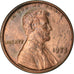 Monnaie, États-Unis, Lincoln Cent, Cent, 1973, U.S. Mint, Denver, TB+, Laiton