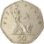 Monnaie, Grande-Bretagne, Elizabeth II, 50 Pence, 2001, TB+, Copper-nickel