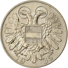 Moeda, Áustria, Schilling, 1935, EF(40-45), Cobre-níquel, KM:2851