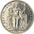 Moneda, Polinesia francesa, 5 Francs, 1986, Paris, MBC+, Aluminio, KM:12