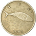 Moneta, Chorwacja, 2 Kune, 1993, VF(30-35), Miedź-Nikiel-Cynk, KM:21