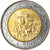 Coin, San Marino, 500 Lire, 1988, Rome, MS(63), Bi-Metallic, KM:226