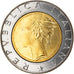 Moneda, Italia, 500 Lire, 1985, Rome, MBC+, Bimetálico, KM:111