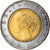 Coin, Italy, 500 Lire, 1990, Rome, AU(55-58), Bi-Metallic, KM:111