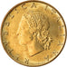 Moeda, Itália, 20 Lire, 1990, Rome, AU(55-58), Alumínio-Bronze, KM:97.2