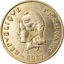 Munten, Frans Polynesië, 100 Francs, 2007, Paris, PR, Aluminum-Bronze, KM:14A