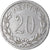 Moneta, Grecia, George I, 20 Lepta, 1895, Athens, MB+, Rame-nichel, KM:57