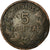 Moneta, Grecia, George I, 5 Lepta, 1869, Strassburg, MB, Rame, KM:42