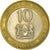 Münze, Kenya, 10 Shillings, 1997, British Royal Mint, S+, Bi-Metallic, KM:27