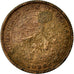 Moneda, Países Bajos, Wilhelmina I, 1/2 Cent, 1936, BC+, Bronce, KM:138