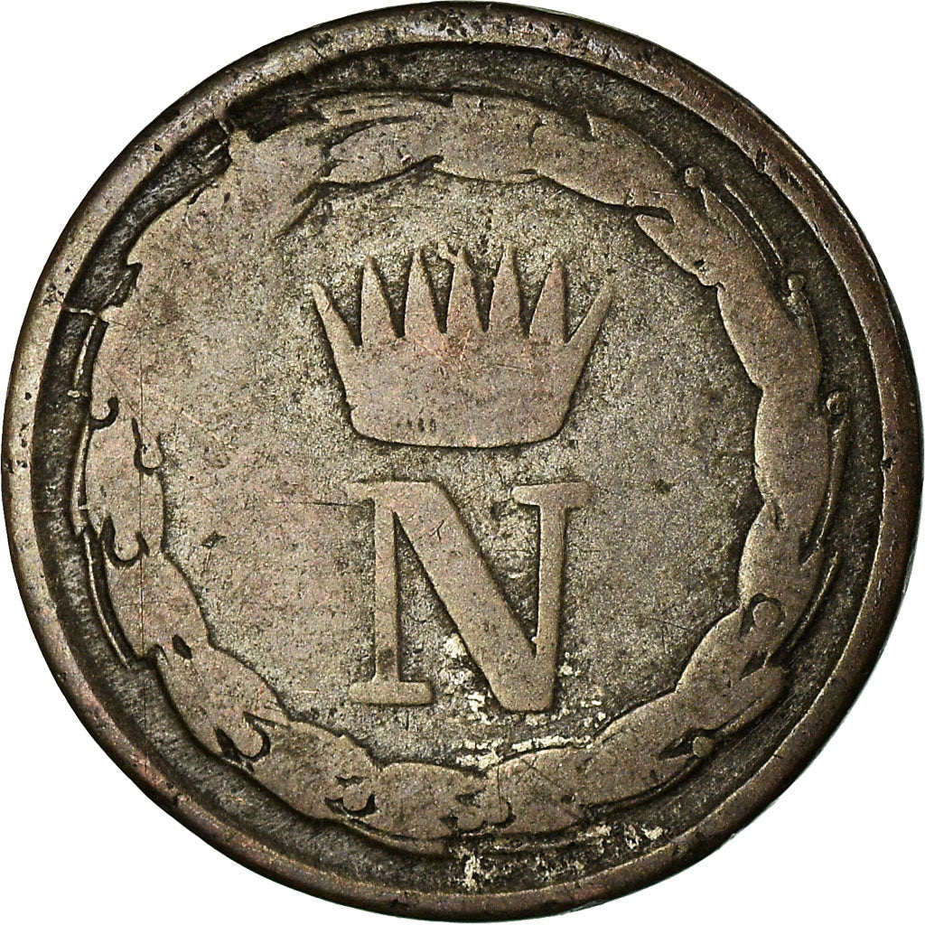 Coin ITALIAN STATES KINGDOM OF NAPOLEON Napoleon I 10 Centesimi 1810 ...