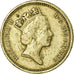 Moneta, Wielka Brytania, Elizabeth II, Pound, 1996, VF(30-35), Mosiądz niklowy