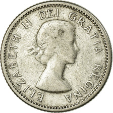 Moneta, Canada, Elizabeth II, 10 Cents, 1957, Royal Canadian Mint, Ottawa