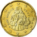 San Marino, 20 Euro Cent, 2007, SPL, Laiton, KM:444