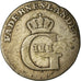 Coin, Sweden, Gustaf III, 1/24 Riksdaler, 1777, VF(20-25), Silver, KM:519