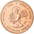 Serbia, 5 Euro Cent, 2004, unofficial private coin, SPL, Acciaio placcato rame