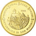 San Marino, 50 Euro Cent, 2005, unofficial private coin, UNZ, Bi-Metallic